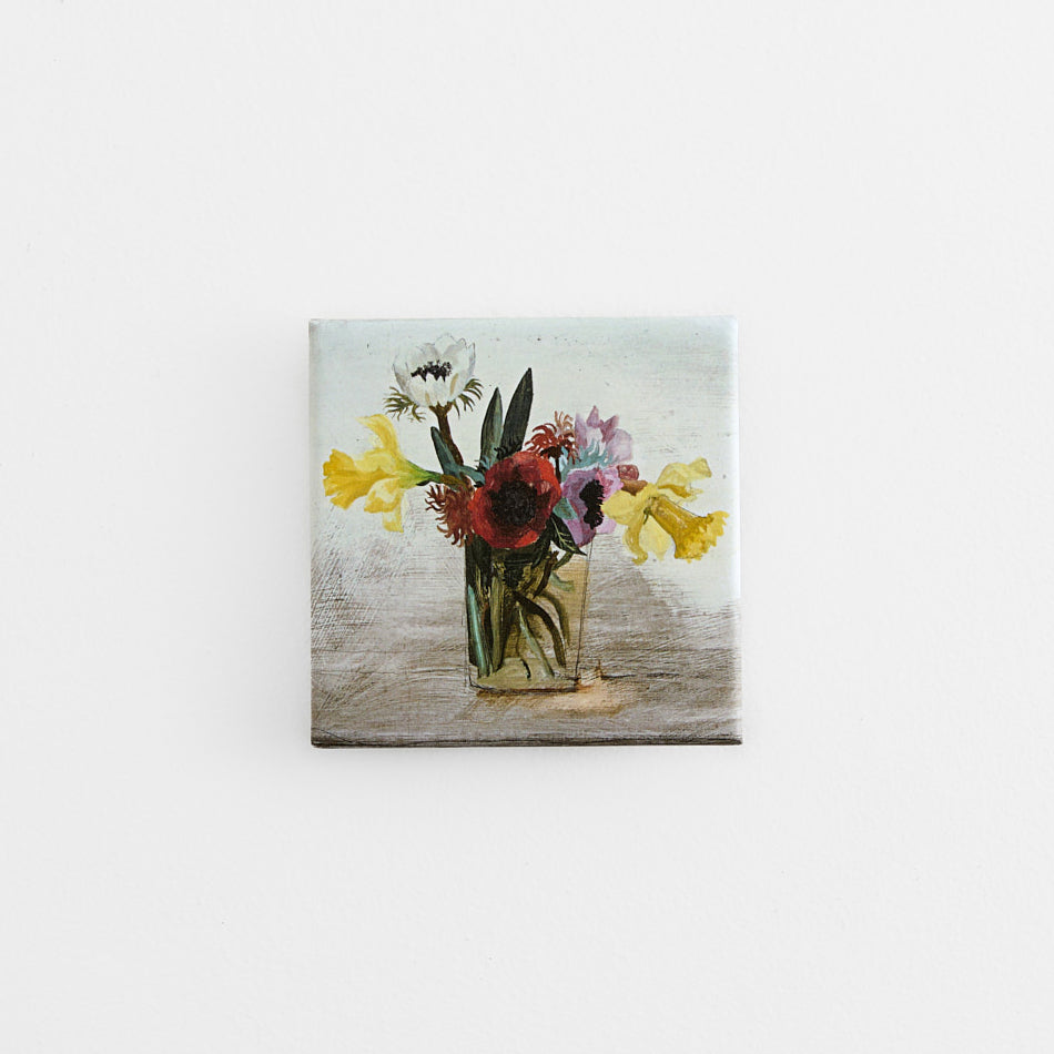 Christopher Wood Flowers Fridge Magnet