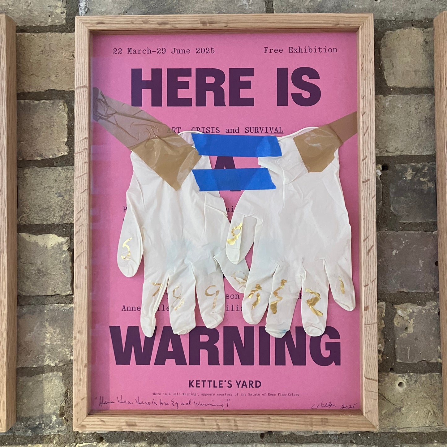 Candace Hill Montgomery Here is a Gale Warning Artist Edition Poster