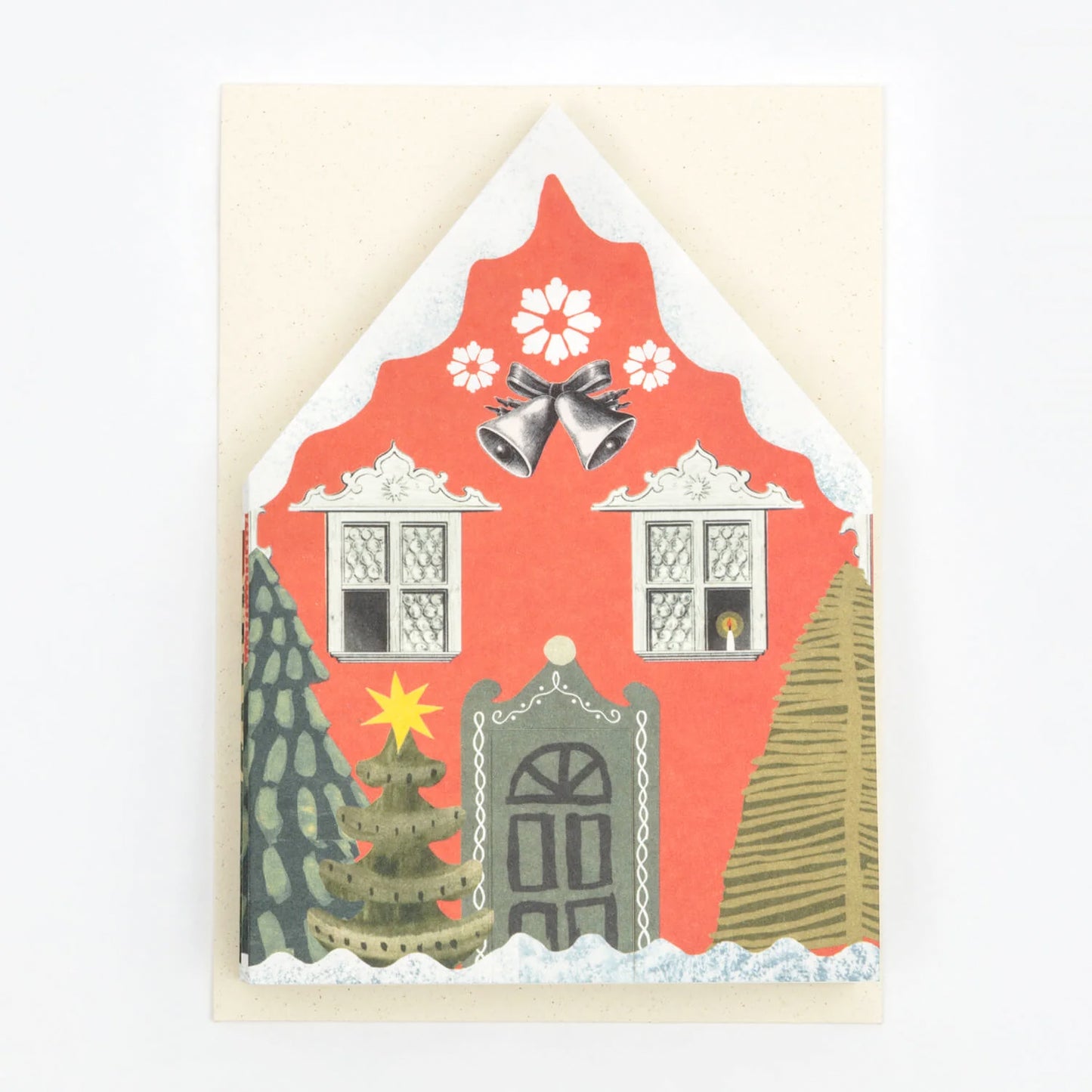 Hadley Christmas Houses Concertina Greetings Card