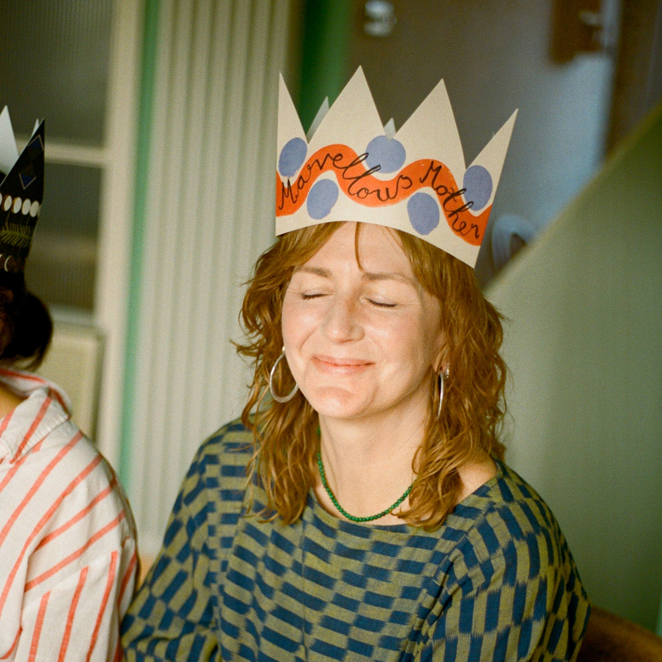Hadley Marvellous Mother Party Hat Greetings Card