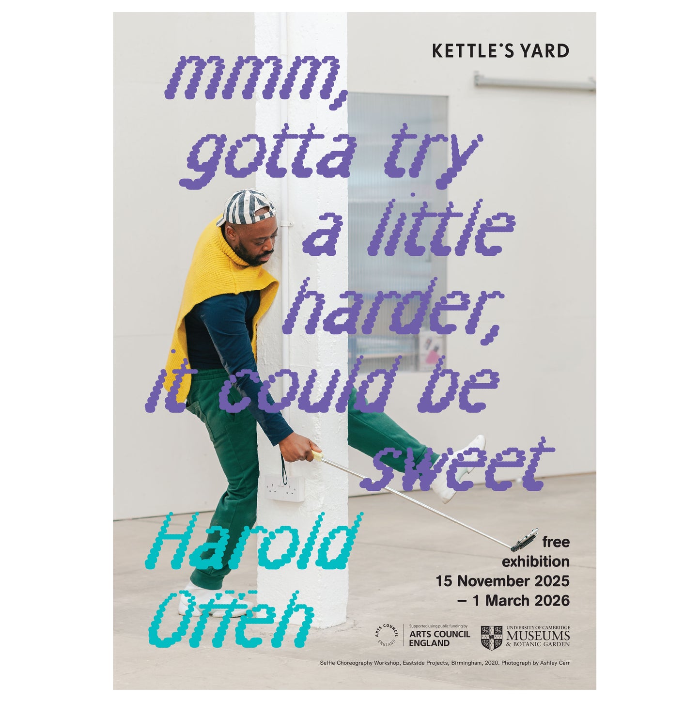 Harold Offeh A3 Exhibition Poster