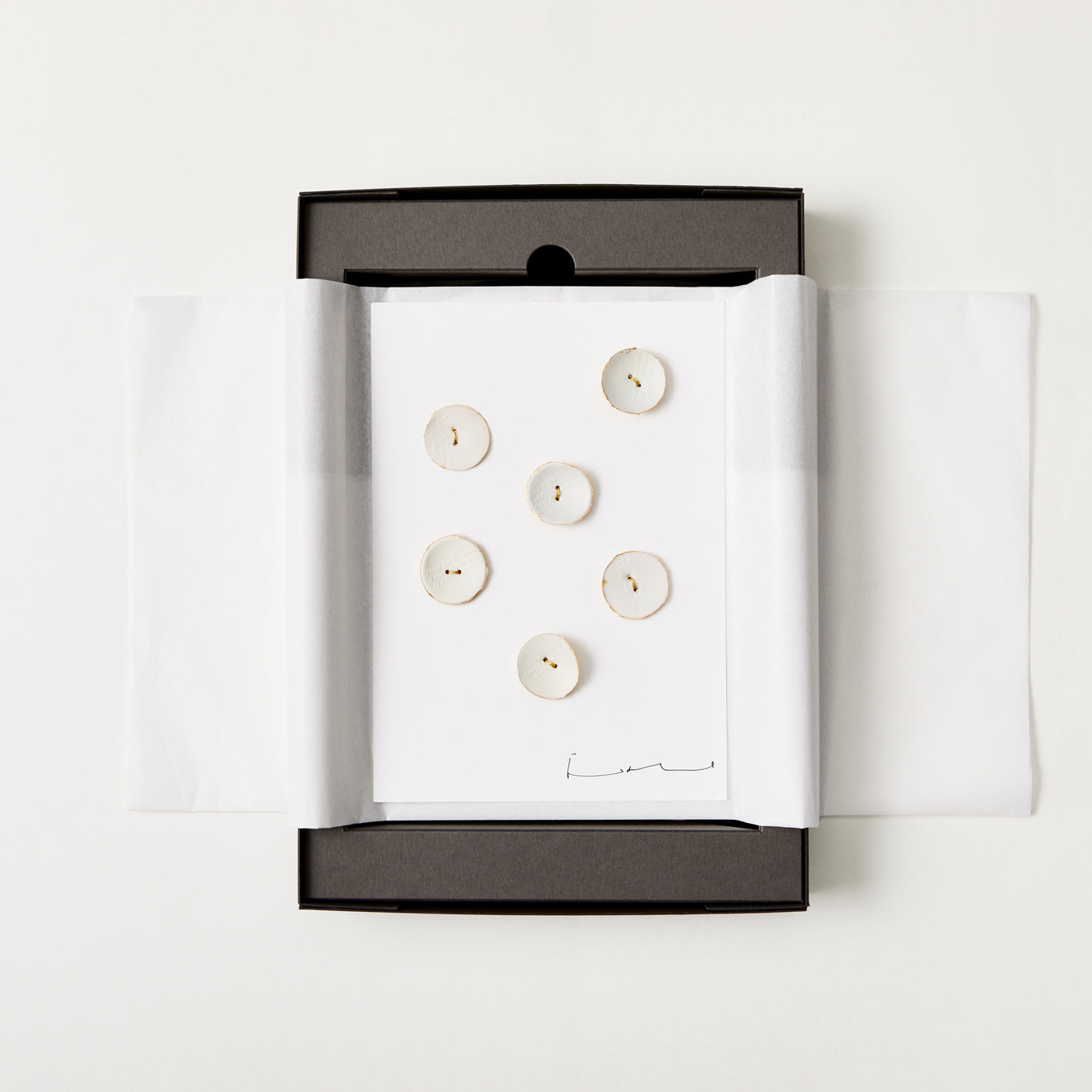 Edmund de Waal Artists Buttons - Set of Six