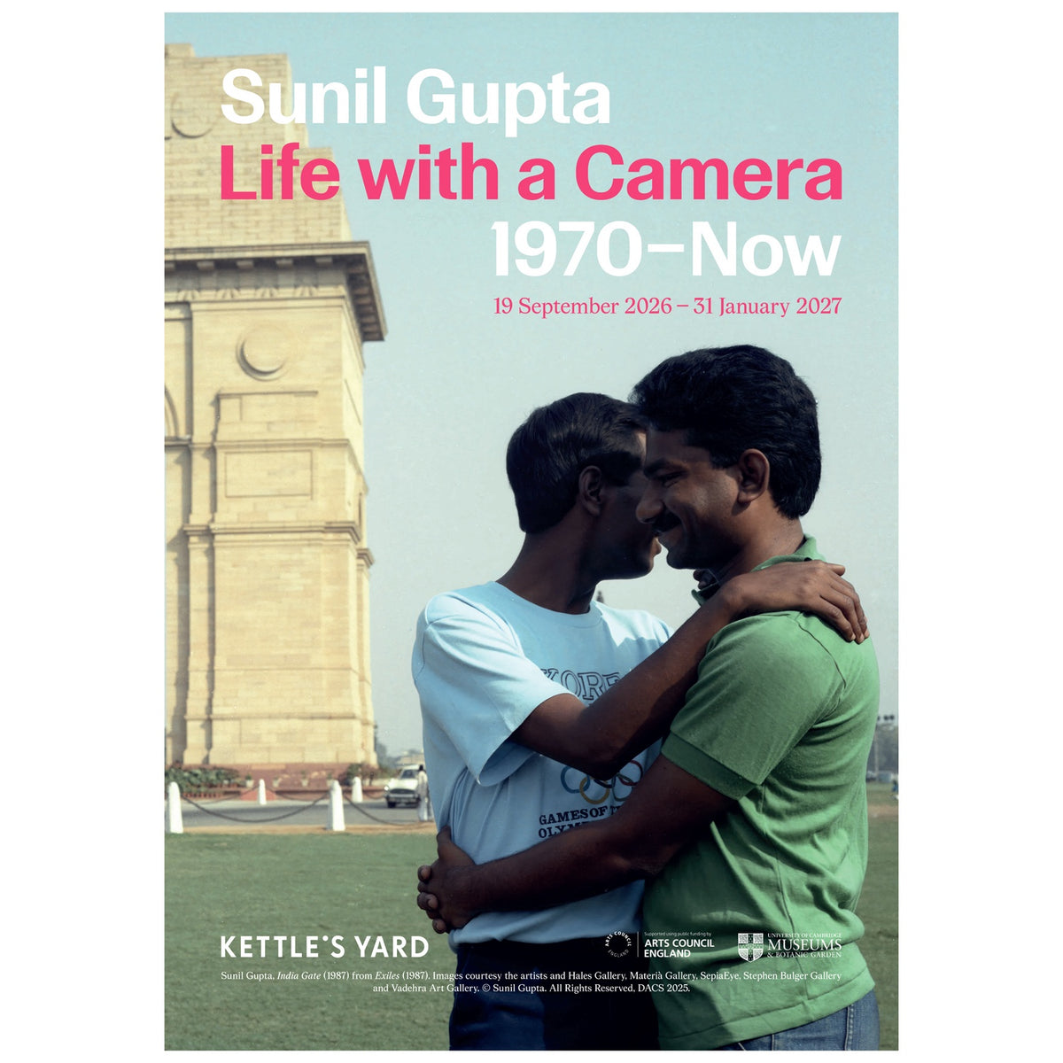 Sunil Gupta: Life with a Camera A3 Exhibition Poster