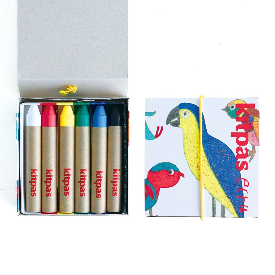 Kitpas Water Soluble Crayons Pack of 6