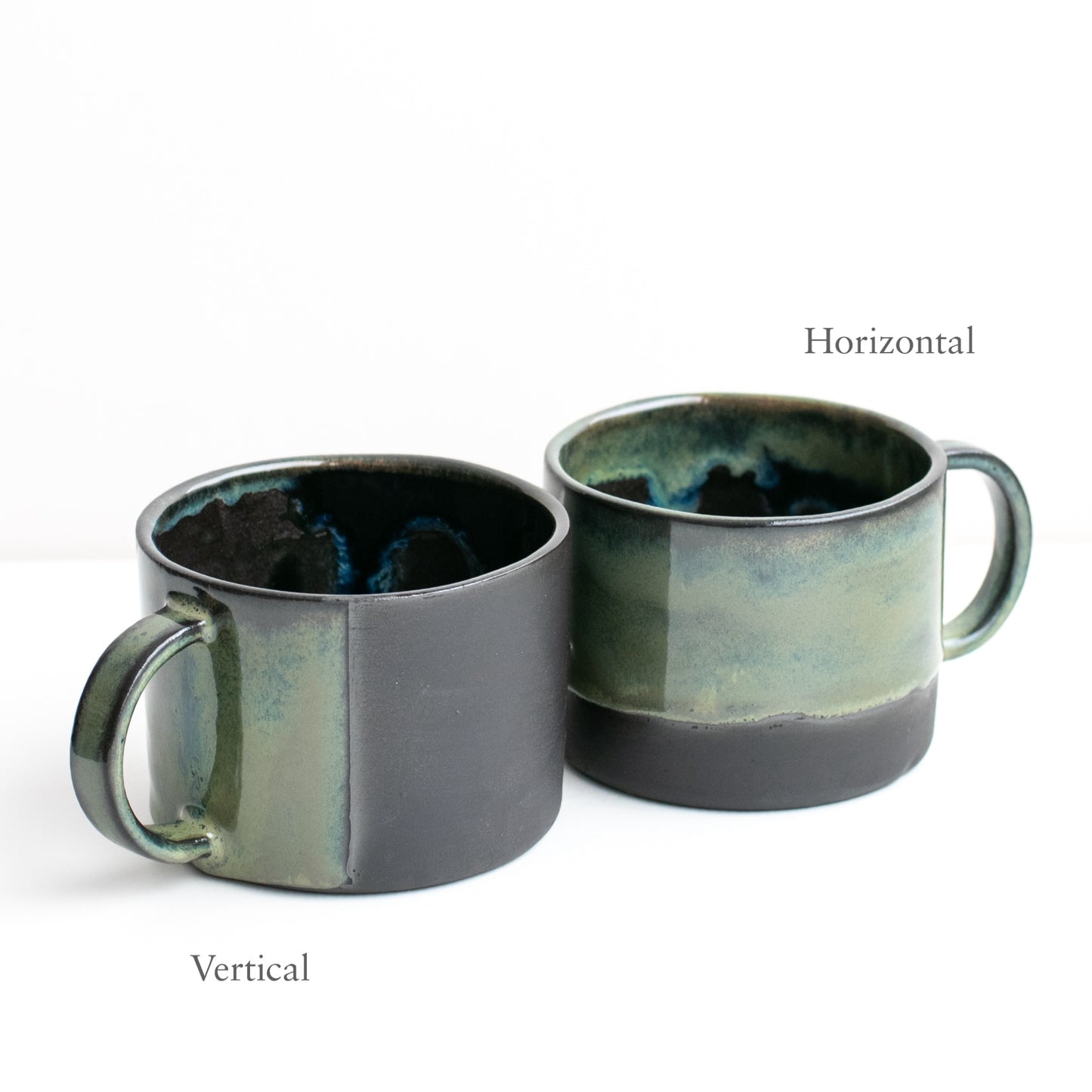 Naked Clay Ceramics Storm Black Stoneware Mug