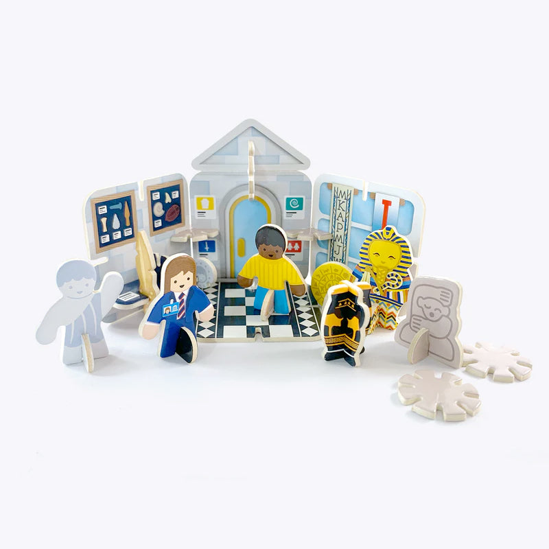 PlayPress Museum Mini Playset