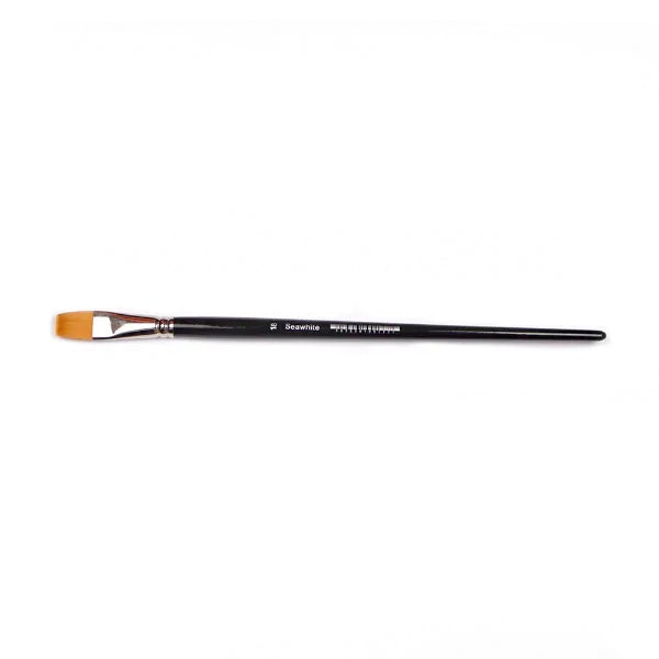 Seawhite Golden Synthetic Sable Flat Brush