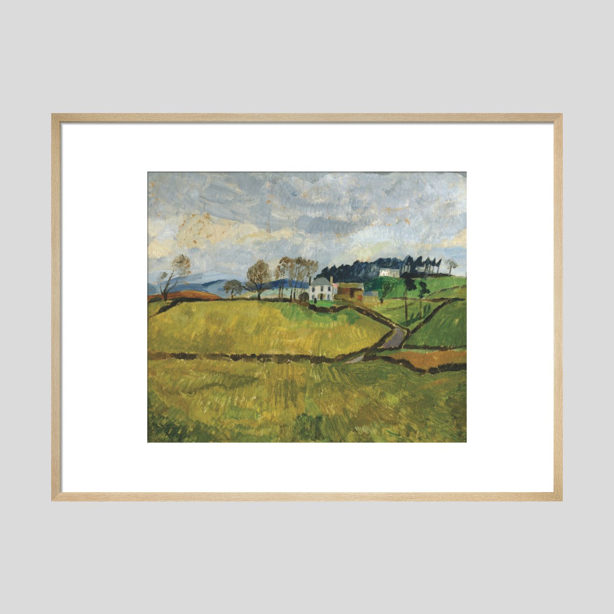 Christoper Wood Cumberland Landscape (Northrigg Hill) Print