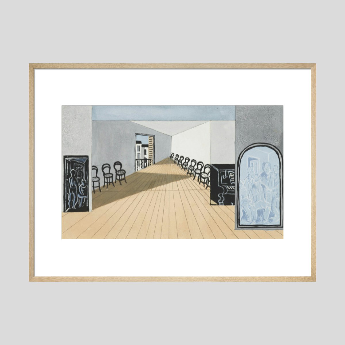 Christoper Wood Stage design for Diaghilev's ballet Romeo and Juliet Print