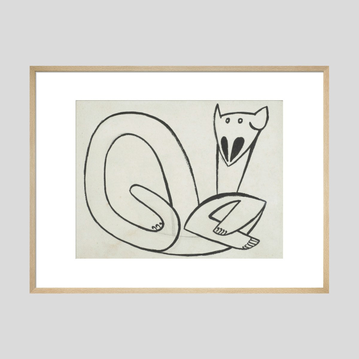 Henri Gaudier-Brzeska Cat Print