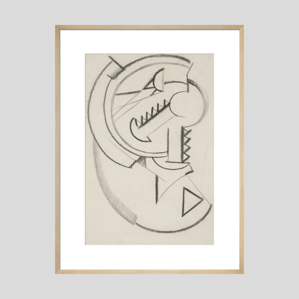 Henri Gaudier-Brzeska Design for Vorticist ornament Print