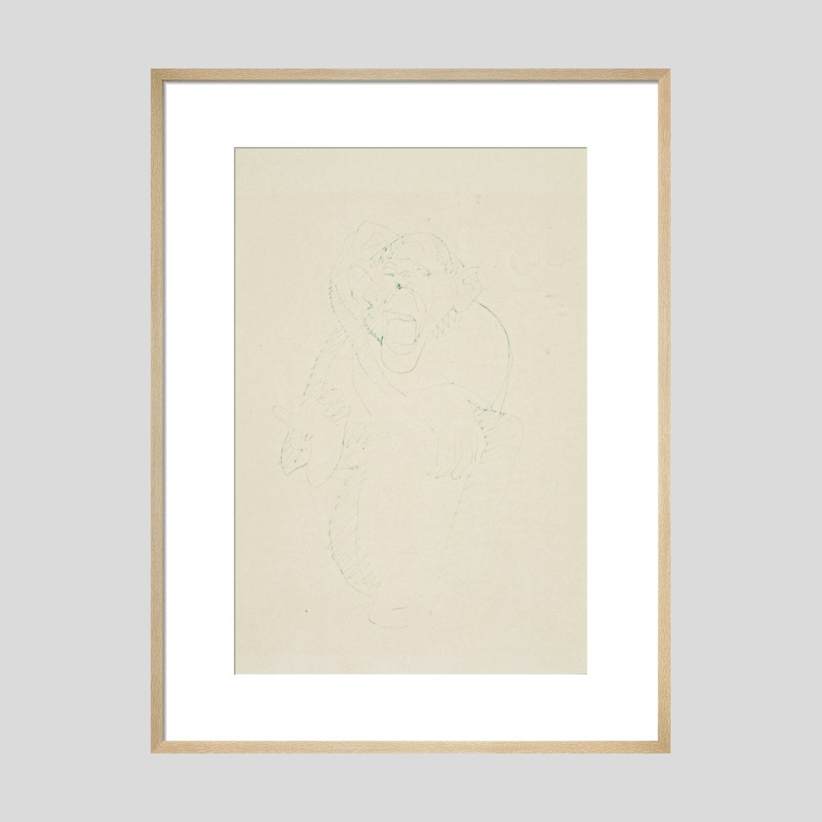 Henri Gaudier-Brzeska Monkey Print