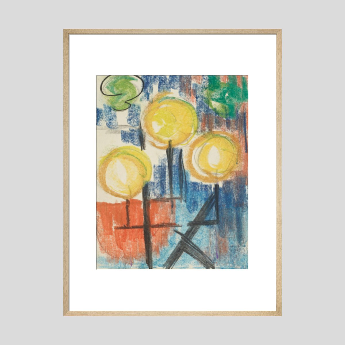 Henri Gaudier-Brzeska Abstract design (pawnbroker's sign) Print