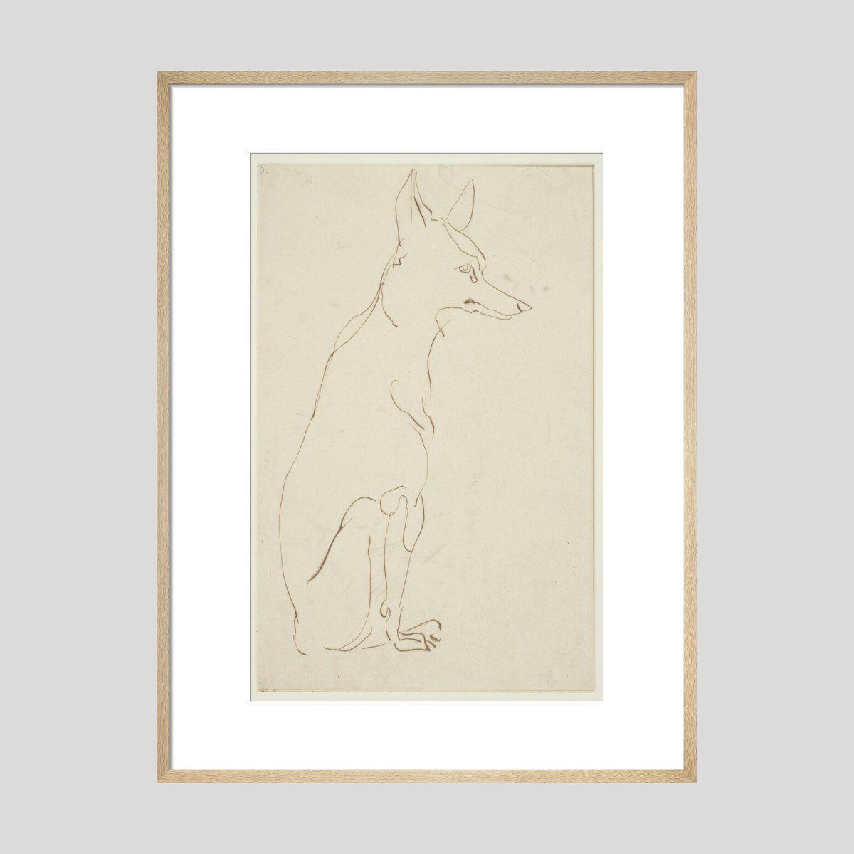 Henri Gaudier-Brzeska Fox Print