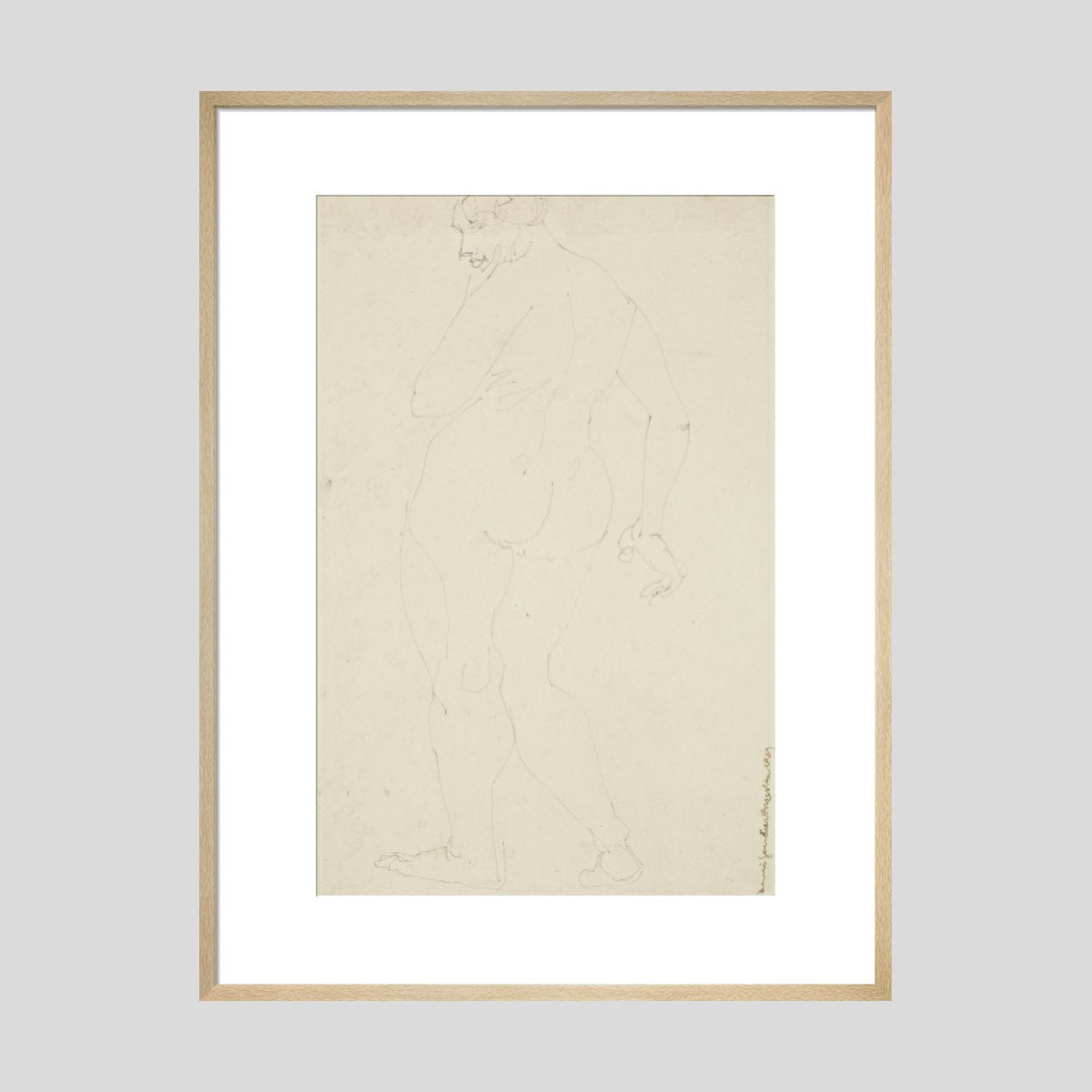 Henri Gaudier-Brzeska Standing woman Print