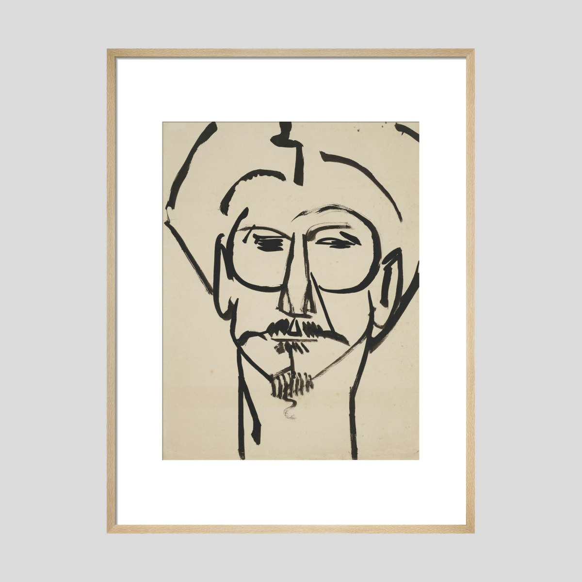 Henri Gaudier-Brzeska Ezra Pound Print