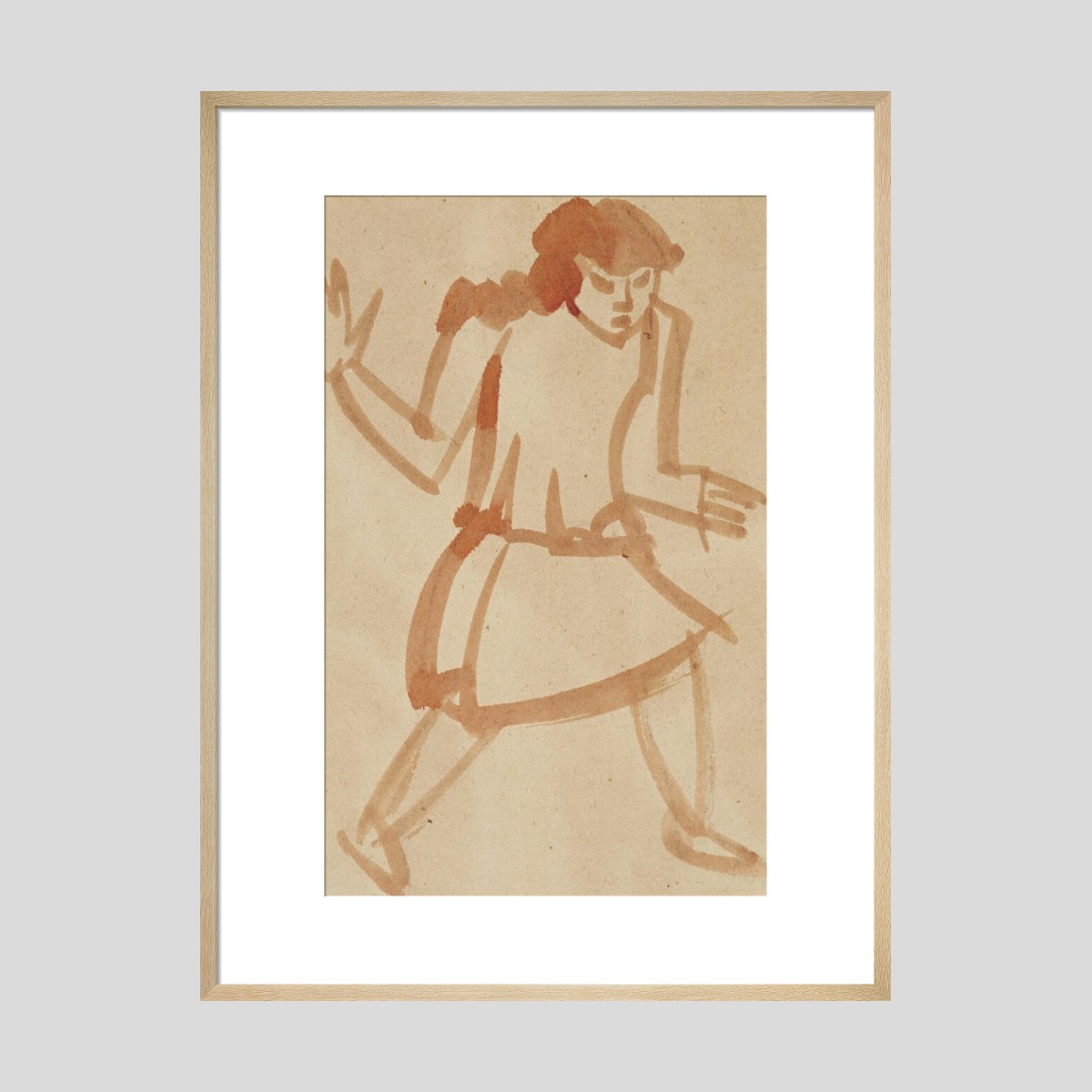 Henri Gaudier-Brzeska Girl Print