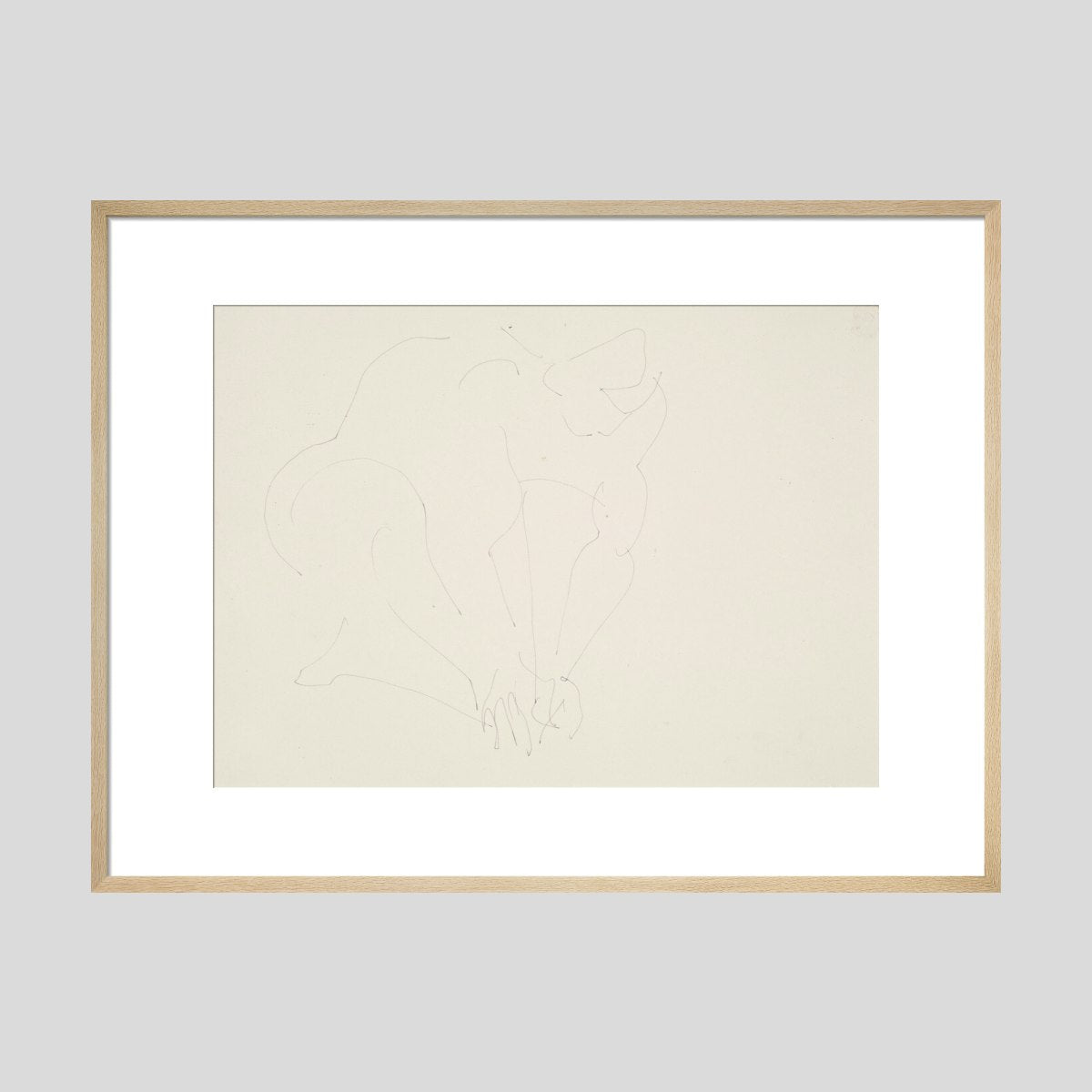 Henri Gaudier-Brzeska Crouching woman Print