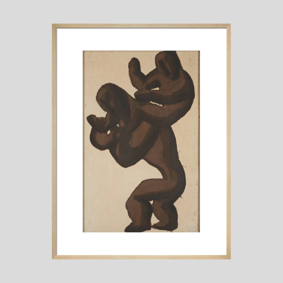 Henri Gaudier-Brzeska Wrestlers Print