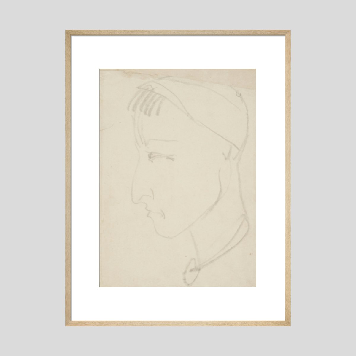 Henri Gaudier-Brzeska Head of a boy Print