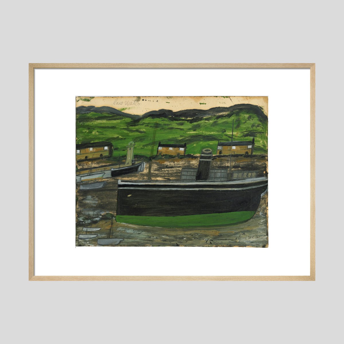 Alfred Wallis Low water Print