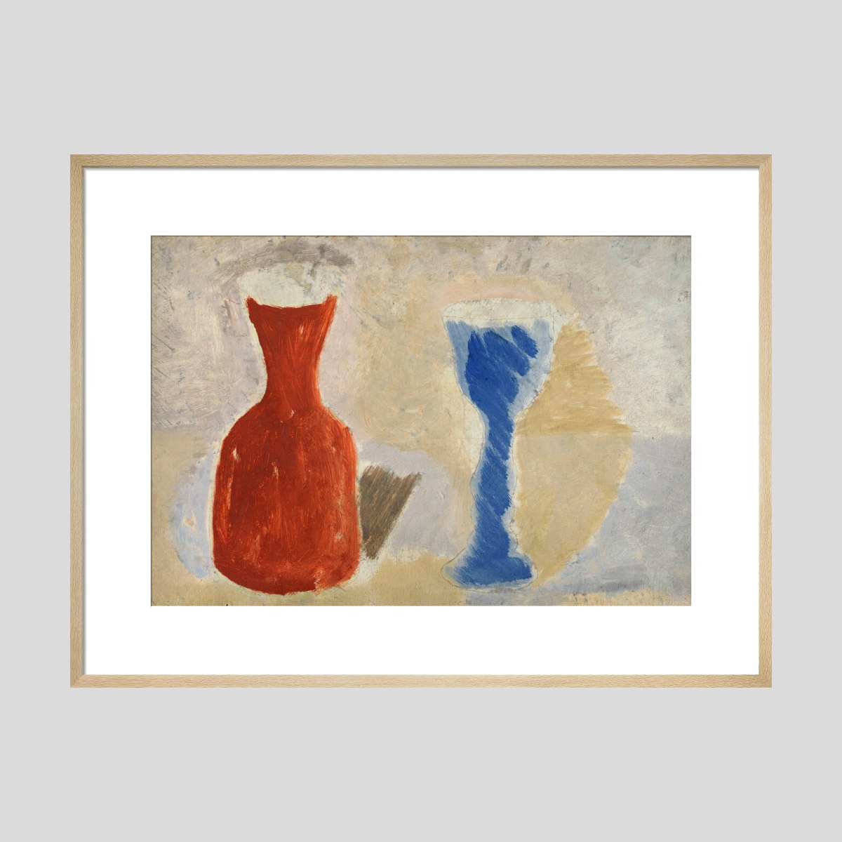 Ben Nicholson J1925 (jar and goblet) Print