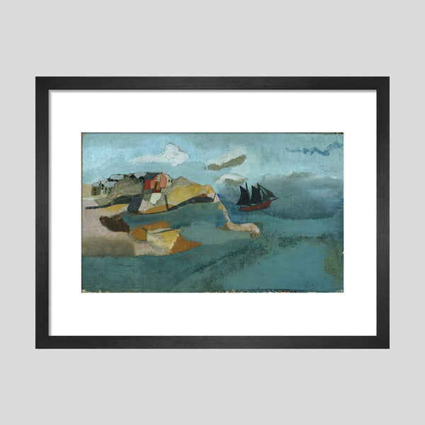 Ben Nicholson 1928 (Cornish port) Print Kettle's Yard