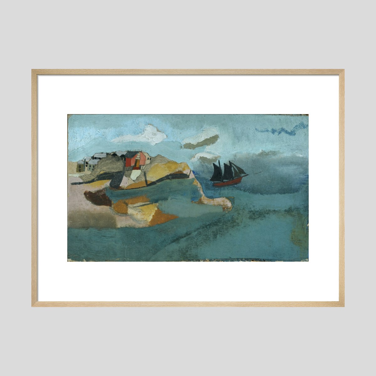 Ben Nicholson 1928 (Cornish port) Print