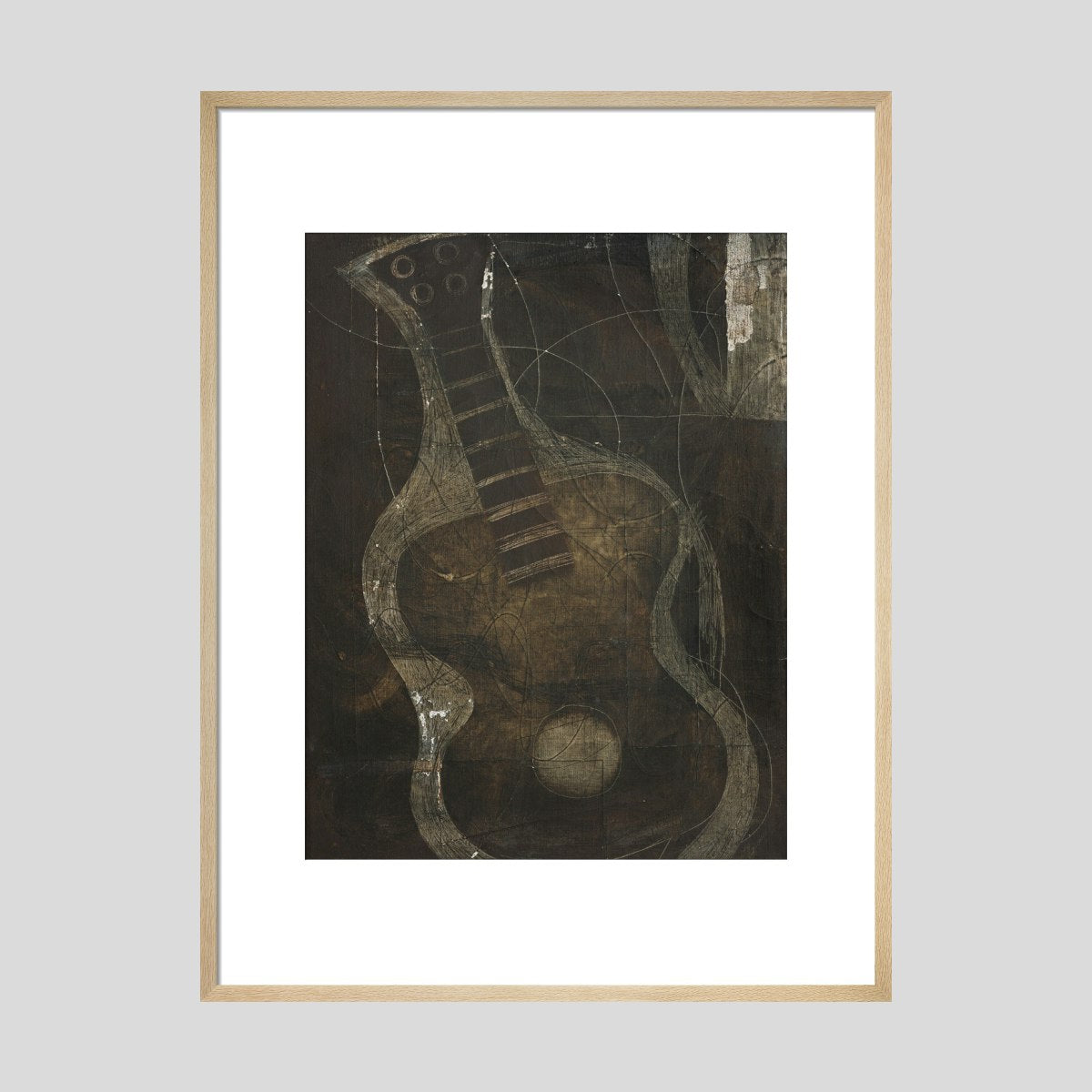 Ben Nicholson 1932-3 (black guitar) Print