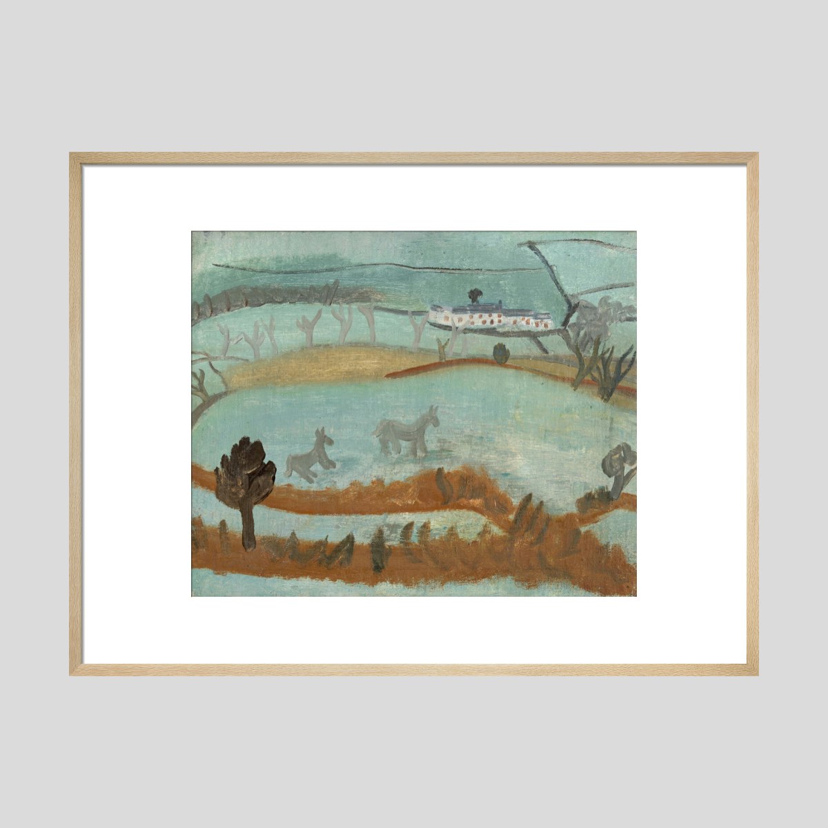 Ben Nicholson 1928 (Banks Head - Cumbrian Landscape) Print