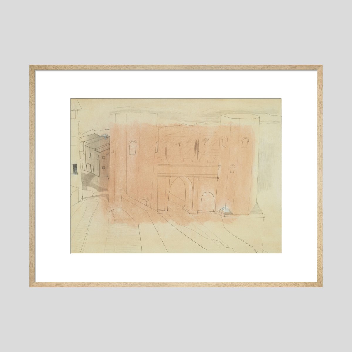 Ben Nicholson Spello Print
