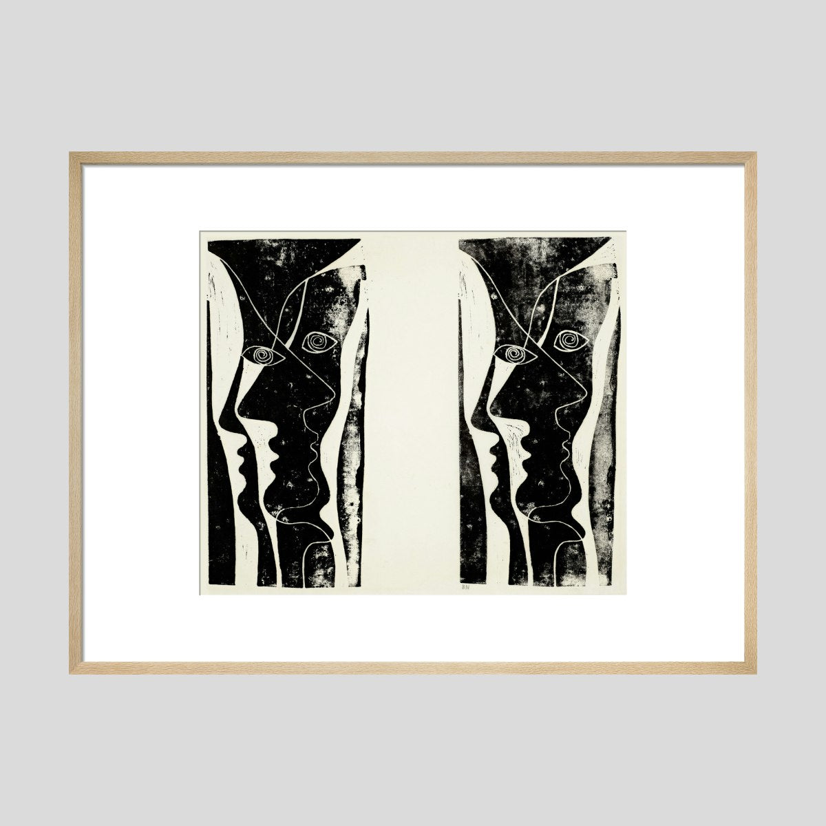 Ben Nicholson Profiles Print