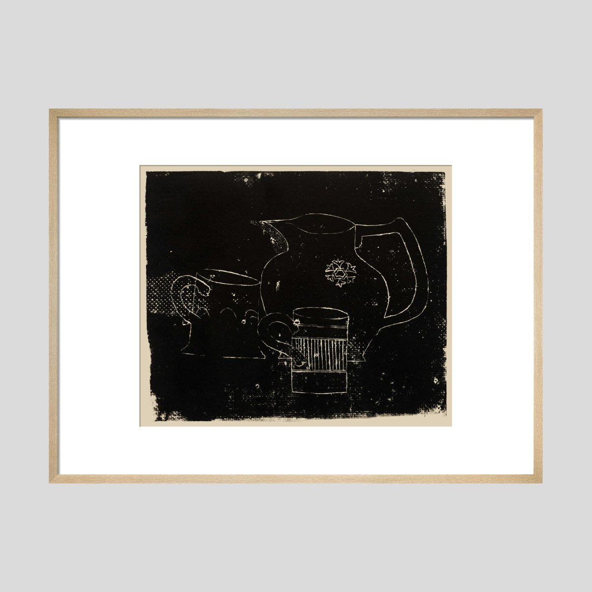 Ben Nicholson Jug and Two Mugs Print