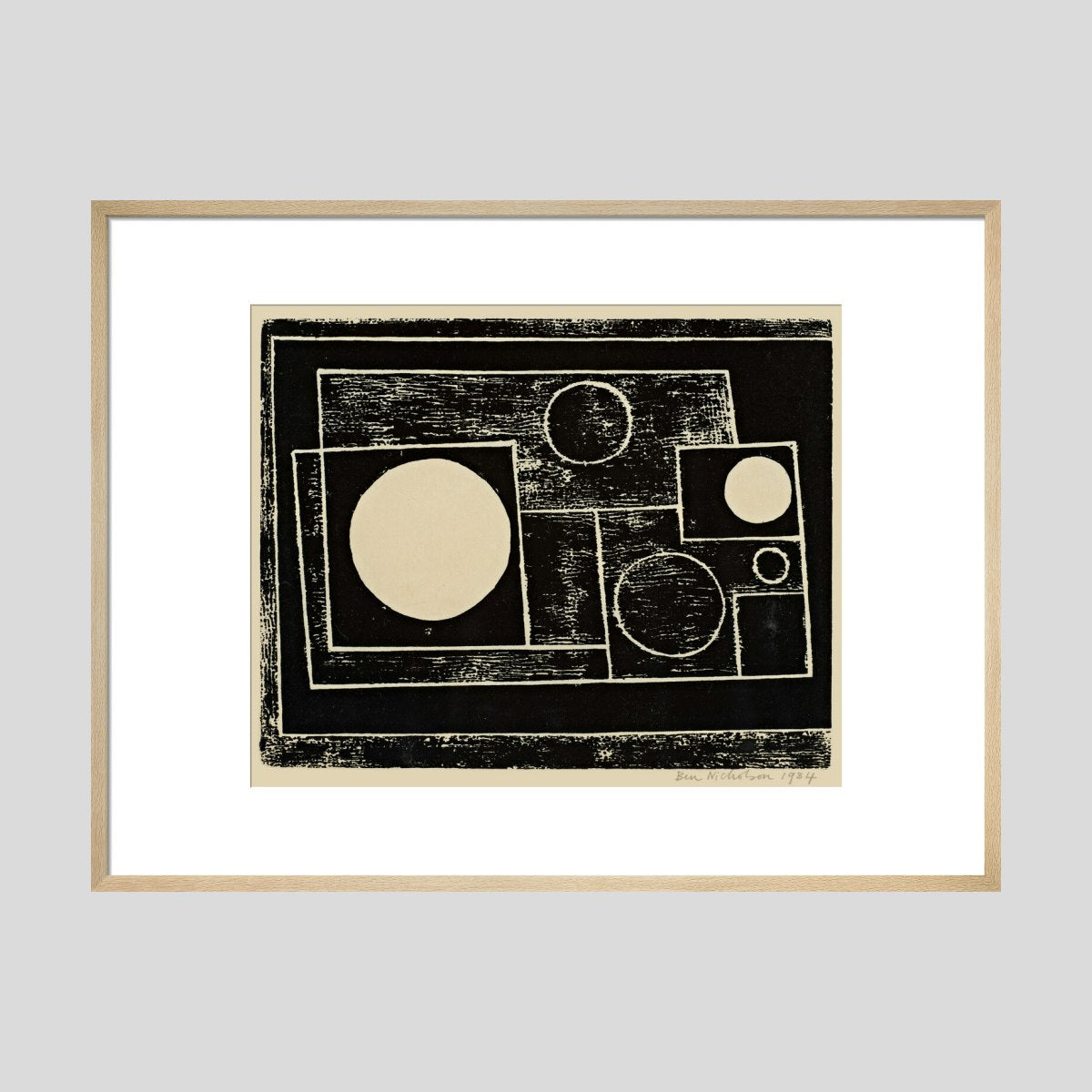Ben Nicholson Abstract Design Print