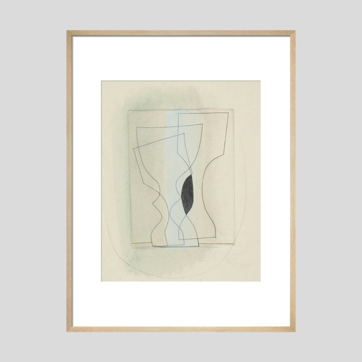 Ben Nicholson Goblets Print