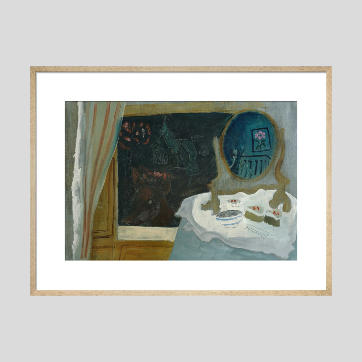 Ben Nicholson 1930 (christmas night) Print