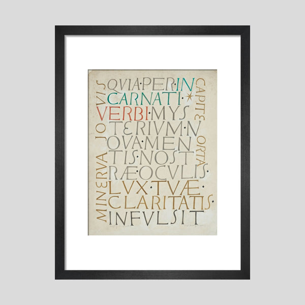 David Jones Quia per Incarnati Print Kettle's Yard