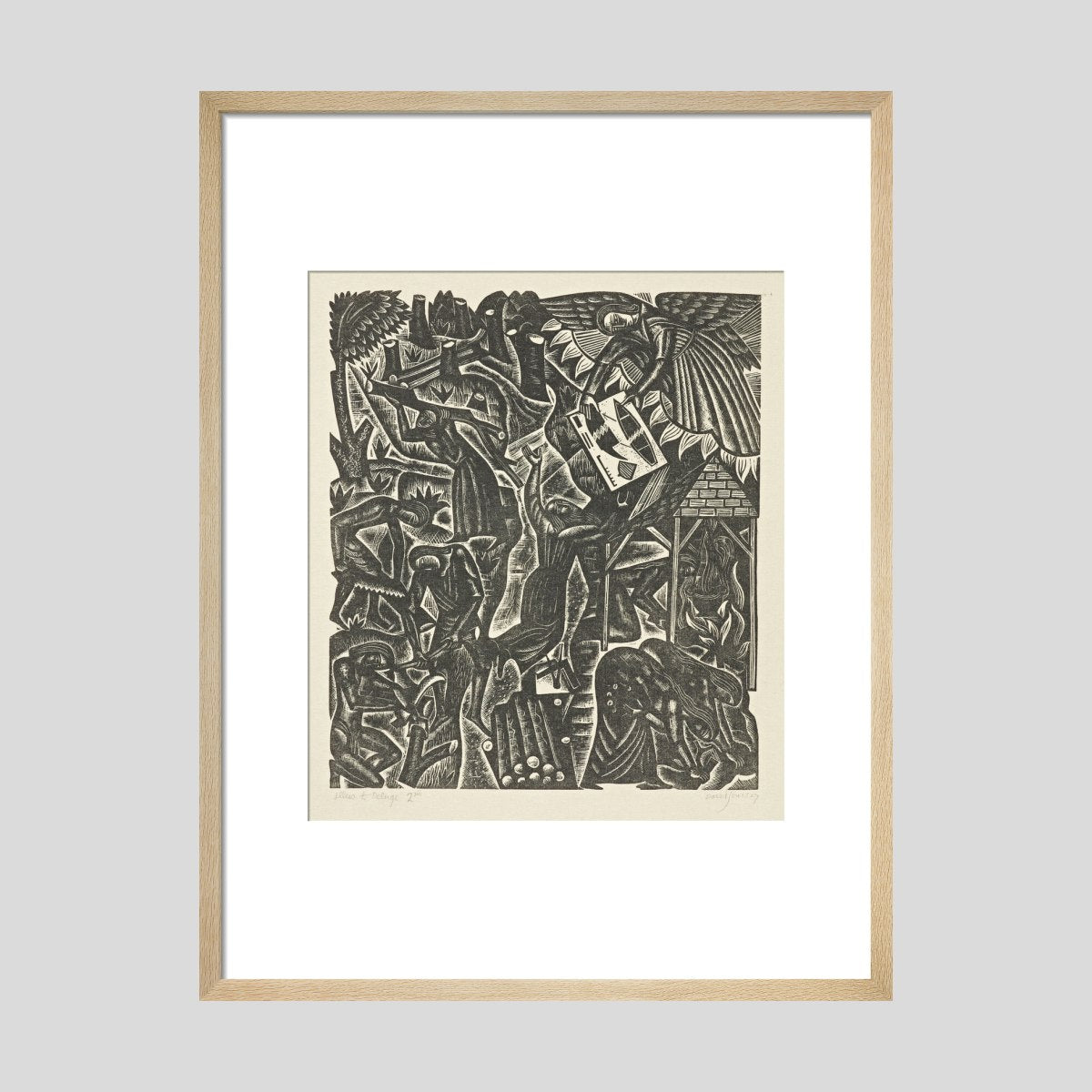 David Jones The Deluge (2): Noah Receives the Plans Print