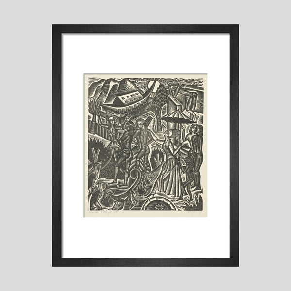 David Jones The Deluge (4) No Rain the Mock Continues Print Kettle's Yard