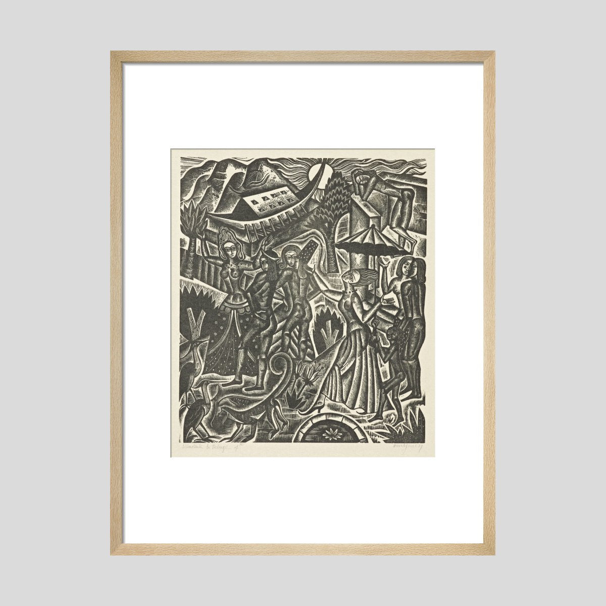 David Jones The Deluge (4): No Rain - the Mock Continues Print