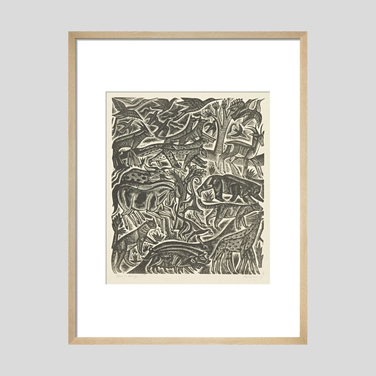 David Jones The Deluge (5): The Beasts after their Kind Print