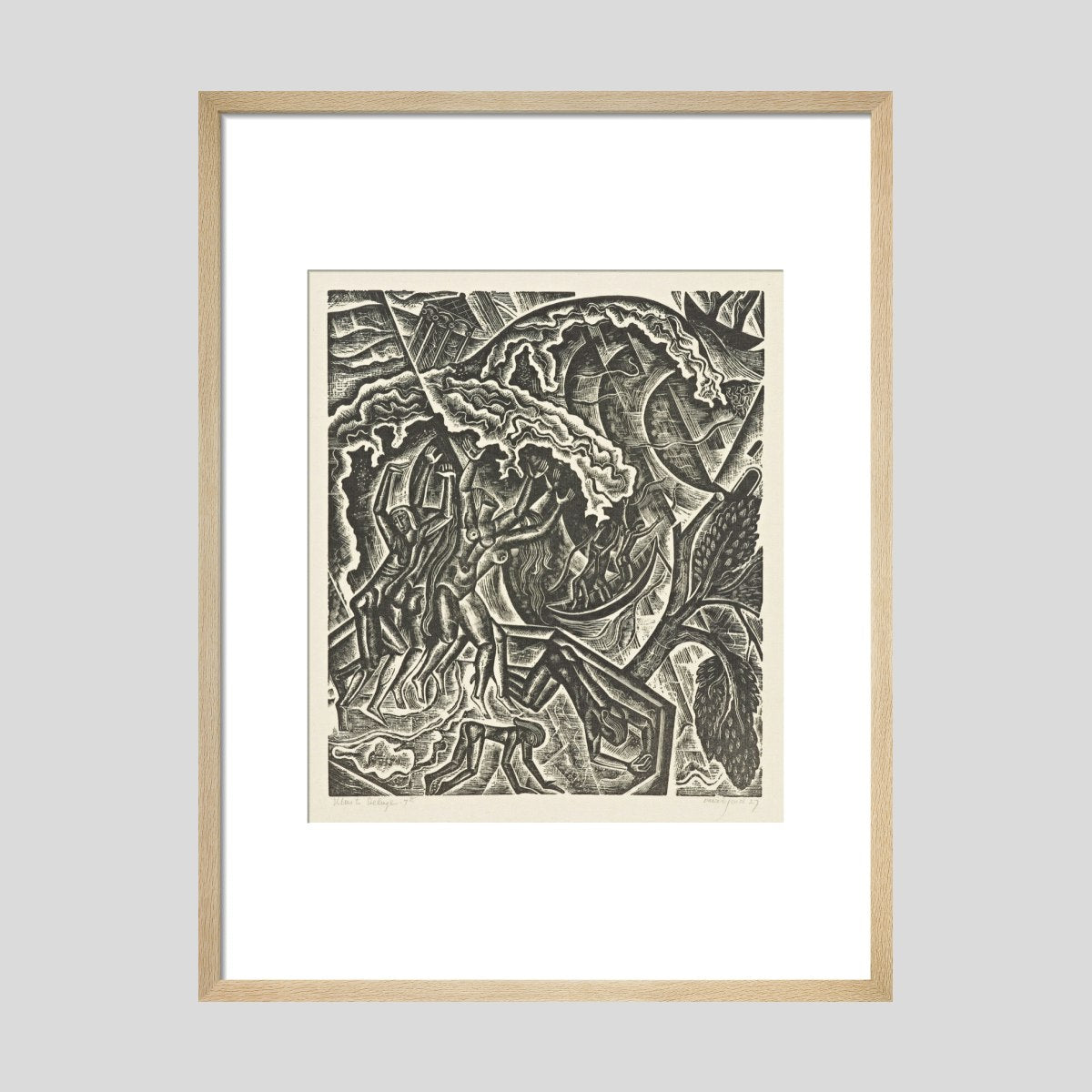 David Jones The Deluge (7): The Fountains of the Deep Print