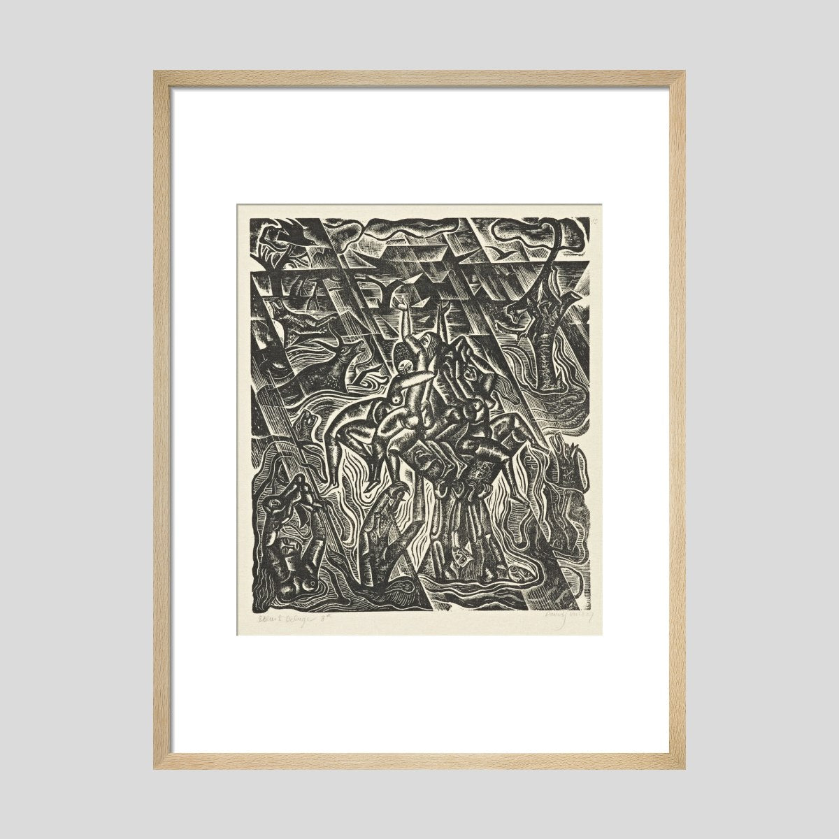 David Jones The Deluge (8): The Great Rain Print