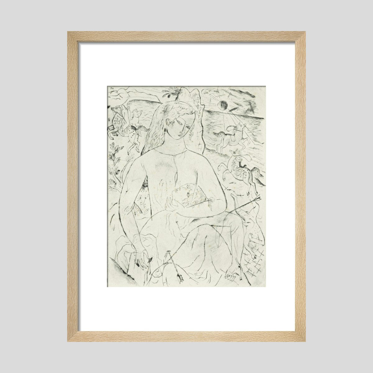 David Jones Wounded Knight Print