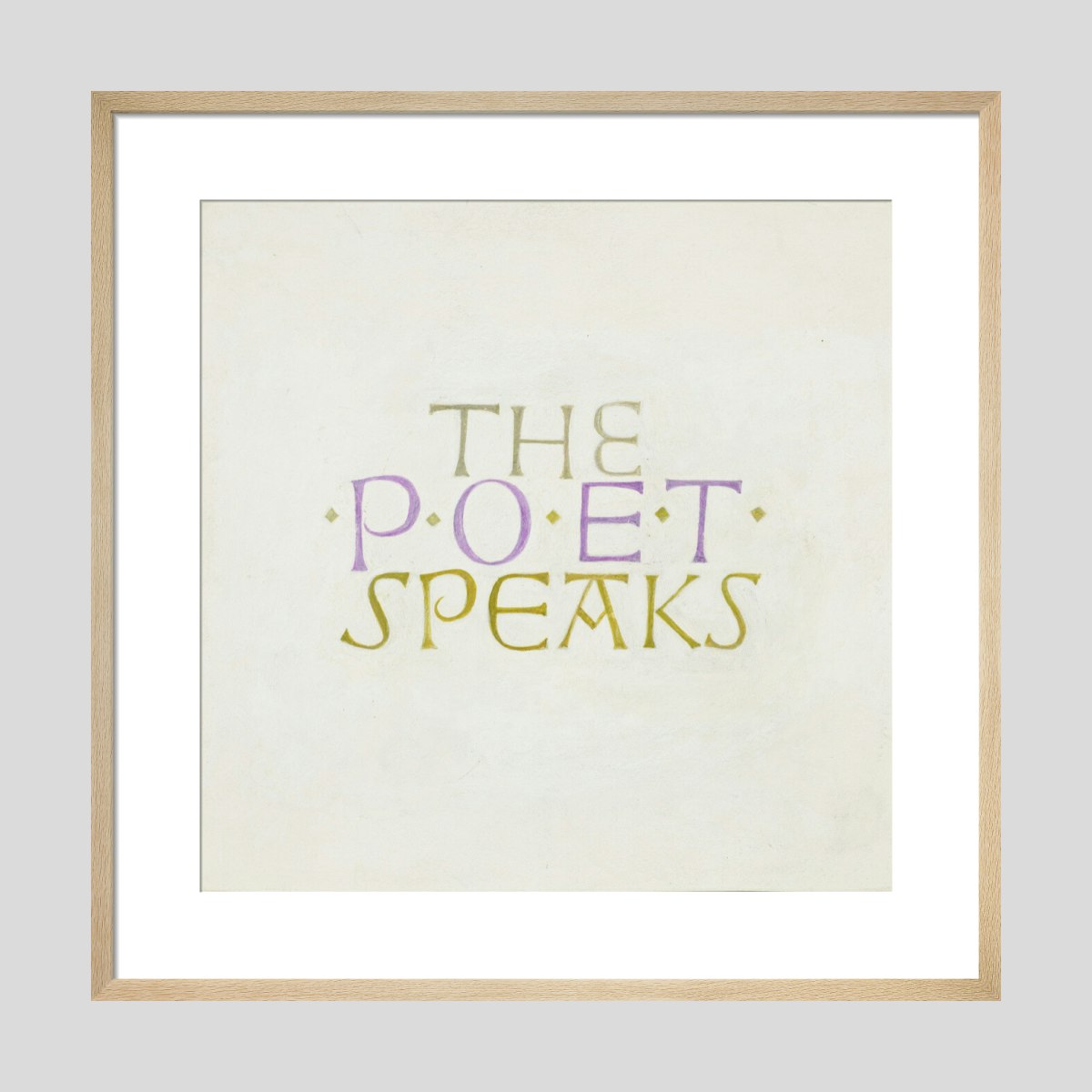 David Jones The Poet Speaks Print