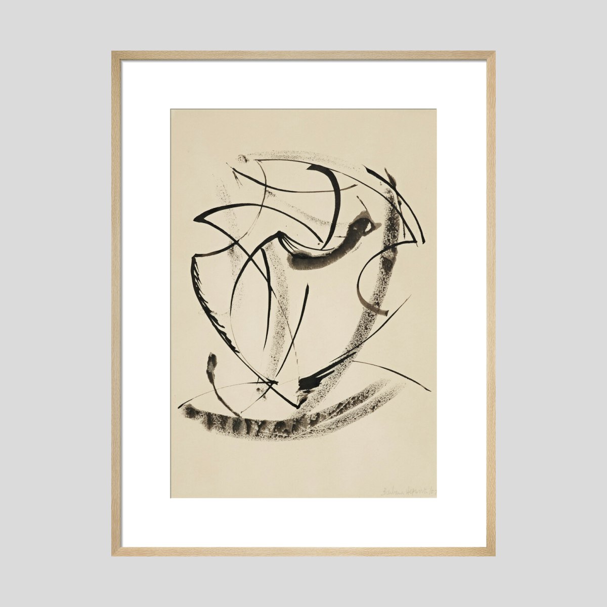 Barbara Hepworth Turning Form 1957 Print