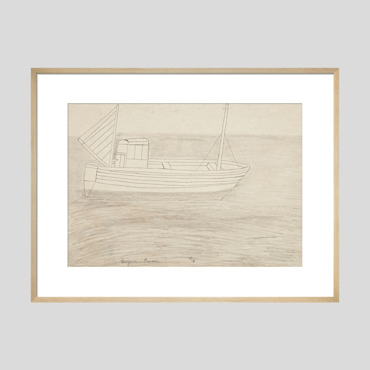 Bryan Pearce French Crabber 1964 Print