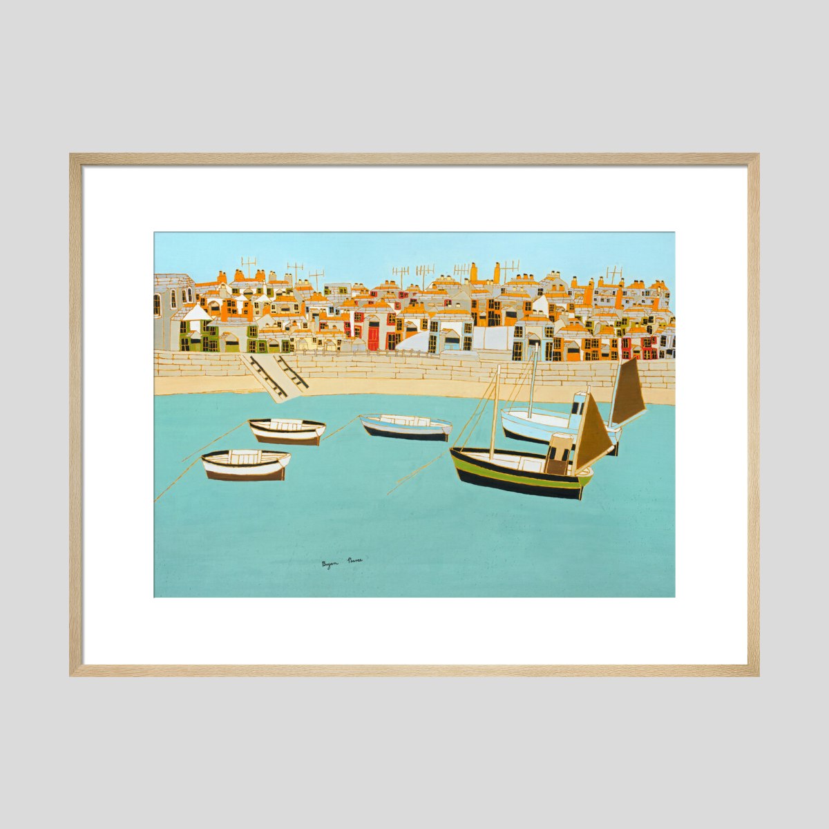 Bryan Pearce St. Ives Harbour Print