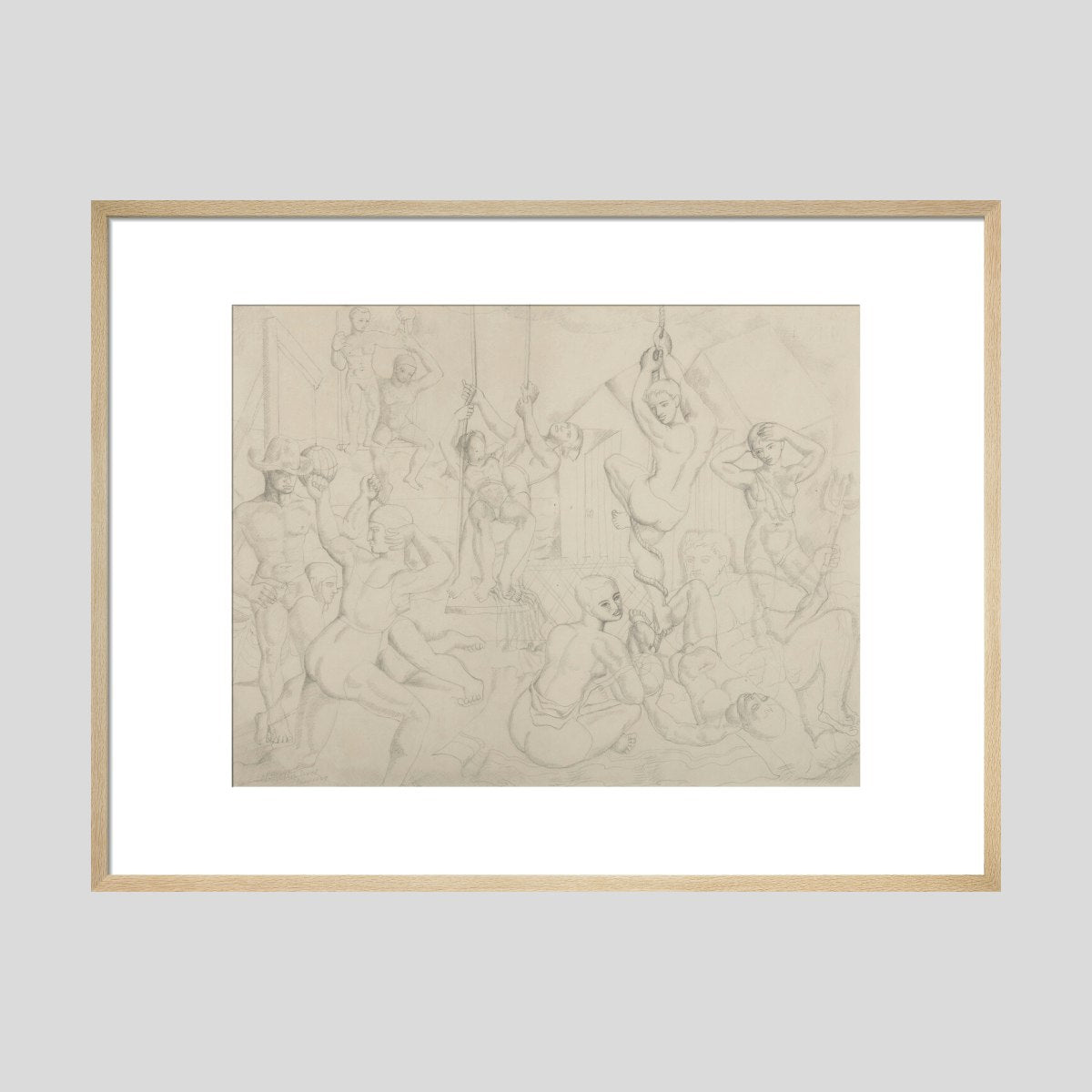 The Playground (art print, large, natural)