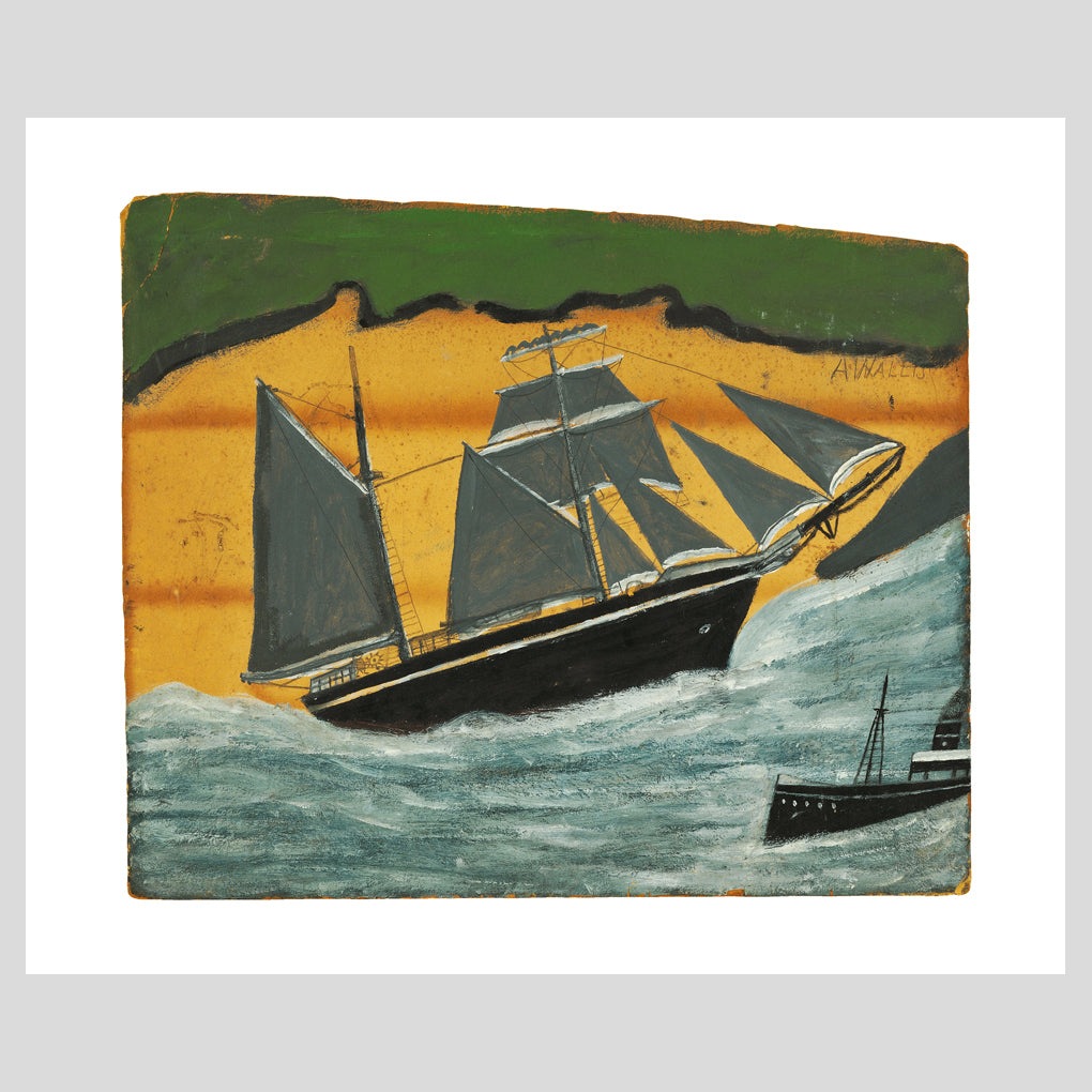 Art Angels Publishing Alfred Wallis Sailing Ship Greetings Card (AD1935) 1